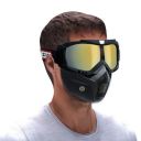 Steelbird 7Wings 3 in 1 Face Shield,Goggles with Detachable Mask, Full Face and Mouth Protection Suitable for Every Use (Pack of 1)...