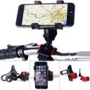 Strauss Cycle Mobile Phone Holder with Mount Bracket, (Black)...