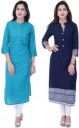 Style N Shades Women Solid Straight Kurta...
