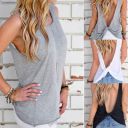 Sunward Women's Summer Twist Backless Stretchy Top Cute Casual Shirt...