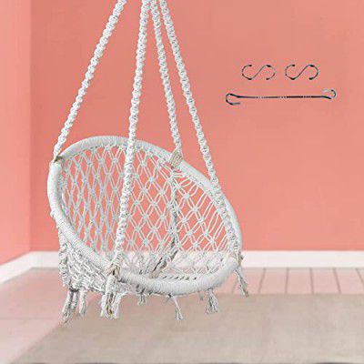 Swingzy Cotton Netted Rope Hanging Swing Chair