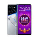 [Extra Rs 1750 OFF] TECNO Pova 5 Pro 5G (Silver Fantasy, 8GB RAM,256GB Storage)| Segment 1st 68W Ultra Fast Charging...