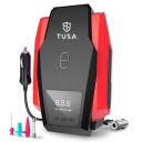 TUSA Digital Car Tyre Inflator - 12V DC Portable Air Compressor with LED Light...