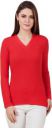 Texco Casual Full Sleeve Solid Women Red Top...