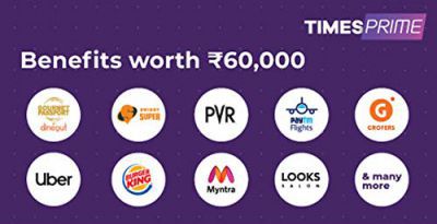 Times Prime E-Gift Card at Flat 60% OFF