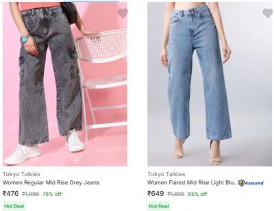 Flipkart : Tokyo Talkies Women Jeans Upto 90% Off