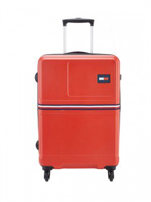 Tommy Hilfiger Red Solid Hard 4 Wheels 360-Degree
