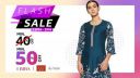 Top Brands Womens Kurtas at Minimum 50% Off...