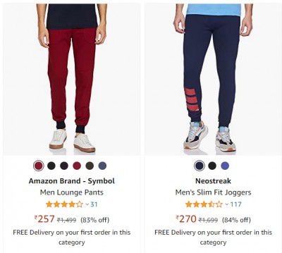 Track Pants Minimum 70% off