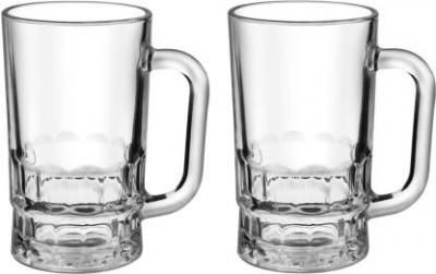 Treo GUSTO COOL Glass Mug (330 ml, Pack of 2)