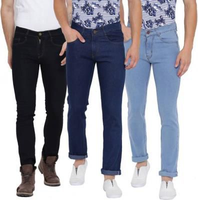 Tribewear Men Multicolor Jeans | Pack of 3