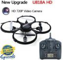 Udi RC U818A 2.4GHz Rc Drone with HD Camera - 4Ch (6 Axis)...