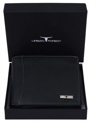 Urban Forest Oliver Black RFID Blocking Leather Wallet for Men