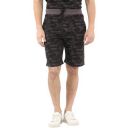 Urbano Fashion Mens Camouflage / Military Printed Grey Cotton Shorts...