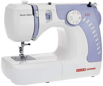 Usha Janome Dream Stitch Automatic Zig-Zag Electric Sewing Machine with Free Sewing Kit worth Rs.500