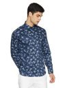 V Dot Men's Printed Slim Fit Casual Shirt
...