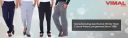 VIMAL Men's Metallic Grey Trackpants...