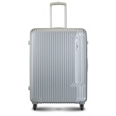 VIP Track Polycarbonate 76 Cms Silver Hardsided Check-in Luggage