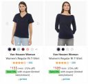 Van Heusen Women's T-Shirt Upto 80% Off...