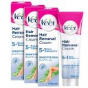 Veet Hair Removal Cream, Sensitive Skin – 100g (Buy 2 Get 1 Free)...