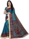 Vimalnath Synthetics Printed Kalamkari Cotton Blend Sarees...