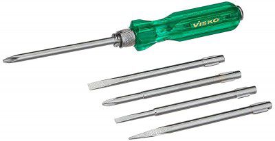 Visko Tools 101 Screwdriver Kit (Red 6-Pieces)