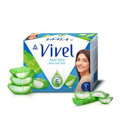 Vivel Aloe Vera Grade 1 Bathing Soap (150g - Pack of 4)