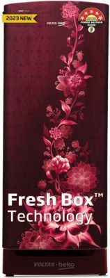 Voltas Beko 83 L Direct Cool Single Door 5 Star Refrigerator ( RDC215A / W0VWR0M0B00GO)