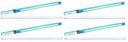 Wipro Garnet 20-Watt LED Batten (Pack of 4, Cool Day Light)...