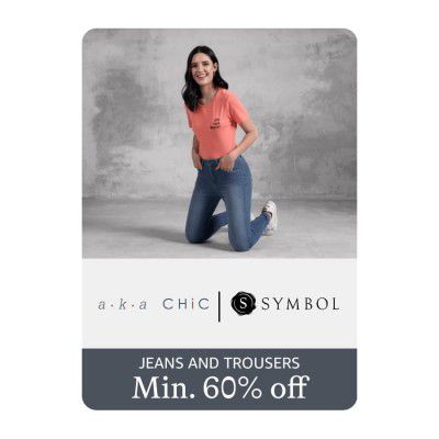 Women's Chic & Symbol Branded Jeans @ Minimum 60% off