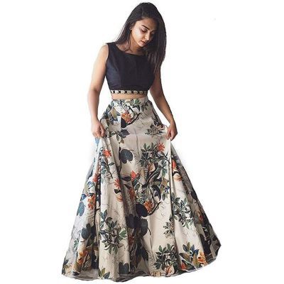 Women's Ethnic Wear: Lahenga Choli (Semi-Stitched)