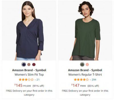 Women's Top & T-shirts Min.70% Off