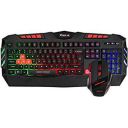 Xtrike Me MK-803 Wired USB Keyboard + Mouse Kit, 2400 DPI Optical Gaming Mouse, Backlit Gaming Keyboard...