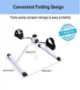 YOZO Fitness Cycle - Foot Pedal Exerciser - Foldable Portable Foot, Hand, Arm, Leg Exercise Pedaling Machine - Folding Stationary Bike...