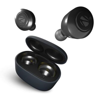 Zebronics Zeb-Sound Bomb Z1 True Wireless Bluetooth Supporting Earphone with Touch Control, Call Function, Voice Assistance Support & Upto 15hrs Playback time with Portable Charging Case (Black)