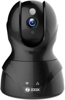 Zoook Eagle Cam 2MP (1920x1080P) Wi-Fi Wireless IP Home Security Camera CCTV with Cloud Storage & Alexa Support with Pan/Tilt and Motion Detection