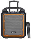 Zoook Rocker Herculean Pro 200 watts Bass Machine Party Bluetooth Speaker with Karaoke Mic, Remote and Built in Amplifier (Black/Orange)...
