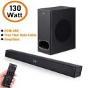 Zoook Rocker Studio One Soundbar with Subwoofer, HDMi Arc, Fiber Optic Cable 130w RMS or 200 W Peak Power - Super Bass(Black)...