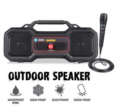 Zoook Rocker Thunder Stone 24Watt Rugged Waterproof Boombox Bluetooth Party Speaker