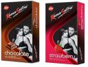 A 'KAMASUTRA' Lubricated Condoms Chocolate and strawberry Flavour Condom Made of Natural Rubber Latex For Men(2 Pack Of 20 Condom)...