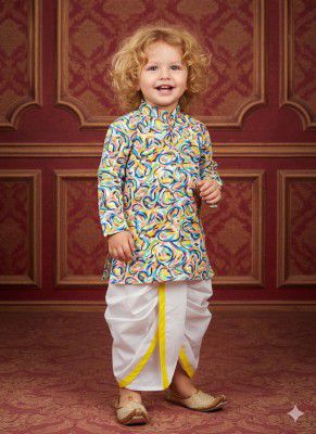 A.T.U.N. (ALL THINGS UBER NICE) Boys Kurta Set