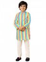 A.T.U.N. (ALL THINGS UBER NICE) Palm Tree Kurta & Pyjama Set...