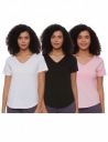A.T.U.N. (ALL THINGS UBER NICE) Womens Printed Cotton Long Sleeve Regular T-Shirt (Pack of 3)...