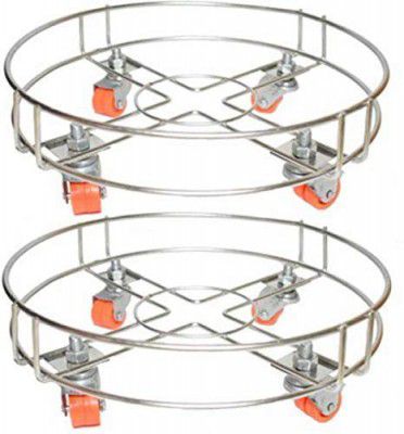 A & Y 100% STELLNESS Steel, (LPG Trolly) Pack of 2 (LPG Trolly)