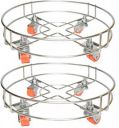 A & Y 100% STELLNESS Steel, (LPG Trolly) Pack of 2 (LPG Trolly)...
