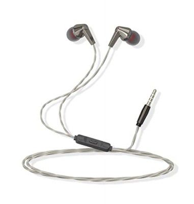 A145 Ear Wired Earphones with mic for Laptop/Phone/Tablet- (Black)