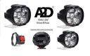 A2D L3C 6 LED Transformer Bike Fog Light for Mahindra Duro 125 (Set of 2)...
