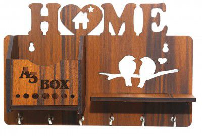 A3 BOX Mobile Stand Home Design Wood Key Holder