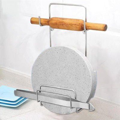 AADHIK Chakla Belan Stand and Tawa Stand for Kitchen 3 in1 Holder