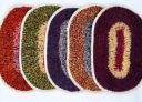 aaditex Cotton Door Mat (Multicolor, Pack of 5, Medium)...